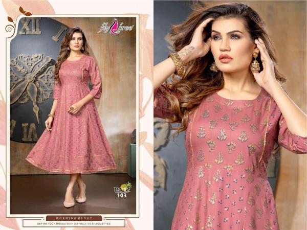 Fly Free Trendz Ethnic Wear Anarkali Kurti Collection